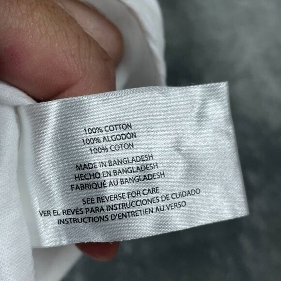 Gap Womens White Button-Up Shirt Small 100% Cotton Long Sleeve d0832 - Picture 6 of 8